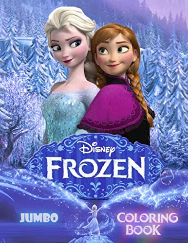 Product Cover FROZEN: JUMBO High Quality Coloring Book For Kids , For Boys & Girls - 40 ILLUSTRATIONS
