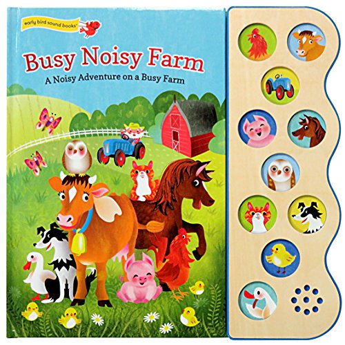 Product Cover Busy Noisy Farm: Interactive Children's Sound Book (10 Button Sound) (Early Bird Sound 10b)