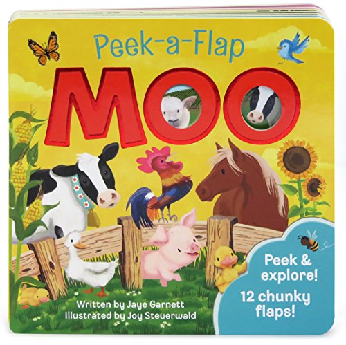 Product Cover Moo: Peek-a-Flap Children's Board Book