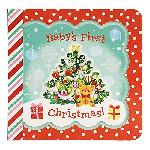 Product Cover Baby's First Christmas: Greeting Card Book With Envelope and Decorative Foil Seal (Little Bird Greetings Keepsake Book)