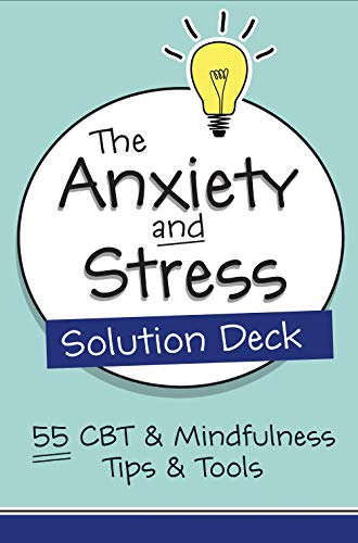 Product Cover The Anxiety and Stress Solution Deck: 55 CBT & Mindfulness Tips & Tools