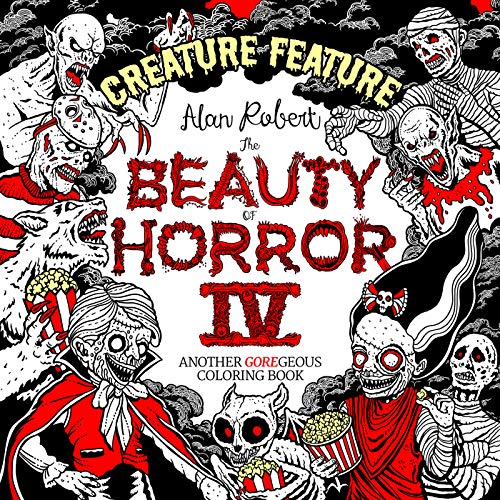 Product Cover The Beauty of Horror 4: Creature Feature Coloring Book