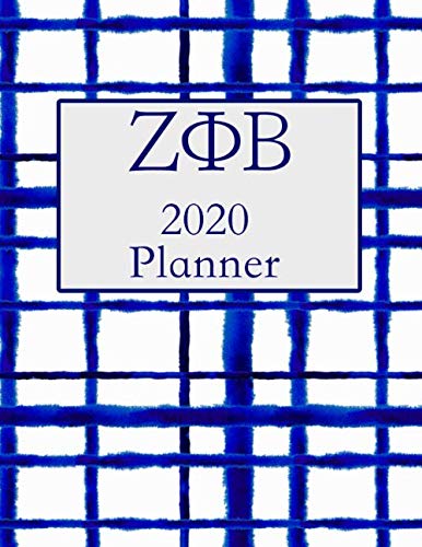 Product Cover ΖΦΒ 2020 Planner: January 2020 to December 2020 Weekly Organizer Logbook
