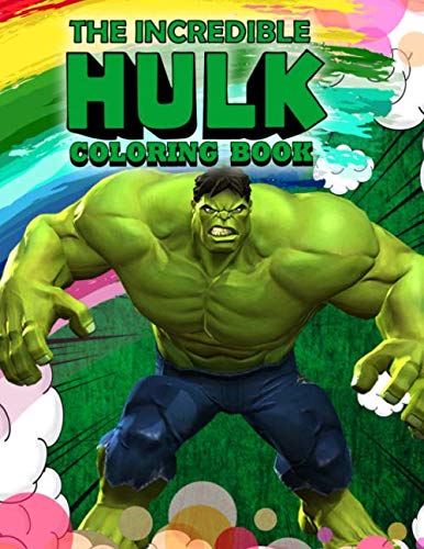 Product Cover Hulk Coloring Book: Hulk Jumbo Coloring Book With Stunning Images For All Funs