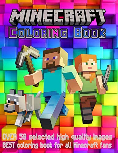 Product Cover MINECRAFT Coloring Book / OVER 50 selected high quality images / BEST coloring book for all Minecraft fans