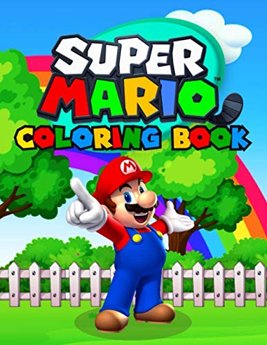 Product Cover Super Mario Coloring Book: Great Coloring Book for Kids Ages 2-10 (Exclusive Illustrations)