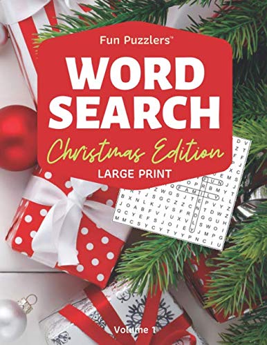 Product Cover Word Search: Christmas Edition Volume 1: 8.5