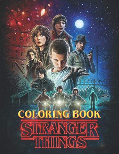 Product Cover Stranger Things Coloring Book: Coloring Books For Adults and Teens - Vol 1