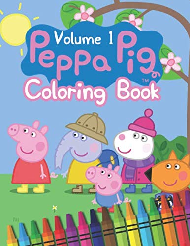 Product Cover Peppa Pig Coloring Book: Amazing Coloring Book For Kids of All Ages 2-4 - Vol 1