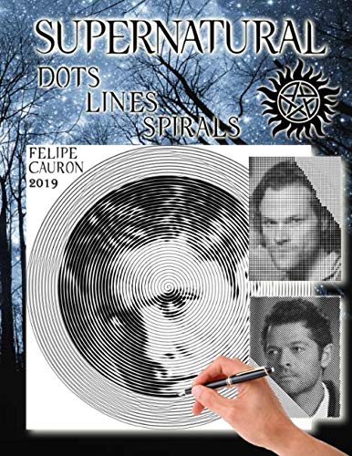 Product Cover Supernatural: Dots, Lines and Spirals 2019: New kind of stress relief Coloring Book for adults