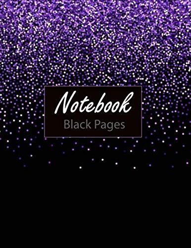 Product Cover Notebook ( Black Pages ): 100 Pages 8.5