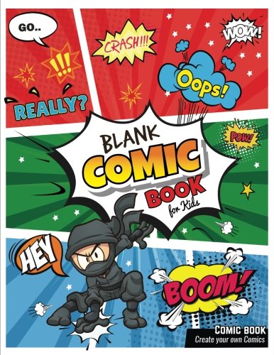 Product Cover Blank Comic Book for Kids: Create Your Own Comic Strip A Large 8.5