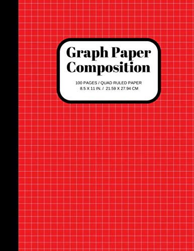 Product Cover Graph Paper Composition Notebook: Grid Paper Notebook, Quad Ruled, 100 Sheets (Large, 8.5 x 11)