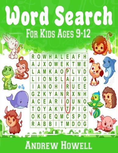 Product Cover Word Search For Kids ages 9-12: Improve Spelling, Vocabulary, and Memory For Kids! (Volume 1)