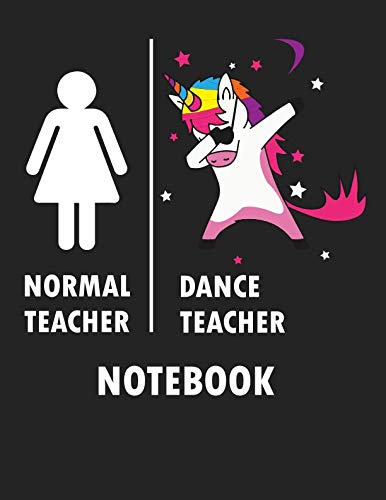 Product Cover Normal Teacher Dance Teacher Notebook: Blank Line Notebook (8.5 x 11 - 110 Blank Pages)