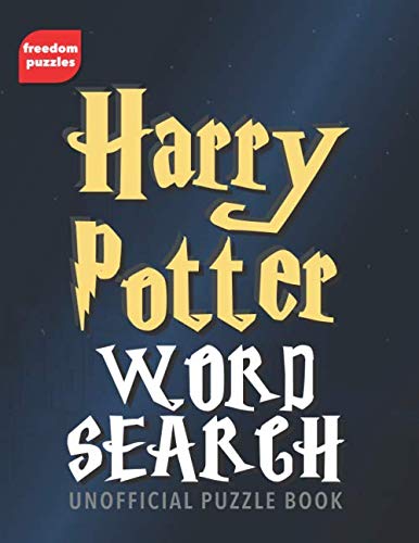 Product Cover Harry Potter Word Search: Find over 1,600 words from J.K Rowling's magical books and films including Hogwarts, the characters you love, spells, actors and more in this unofficial Puzzle Book
