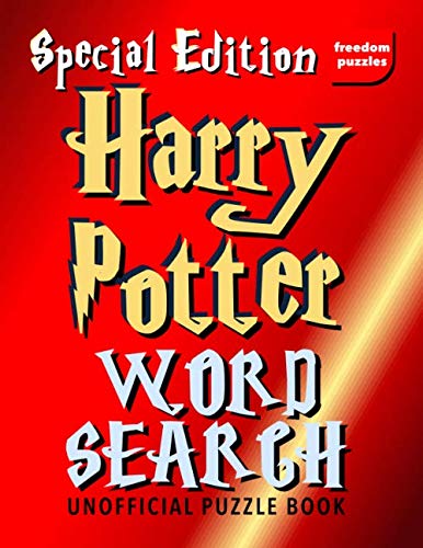 Product Cover Harry Potter Word Search Special Edition: Find your own name along with over 1,600+ words from J.K Rowling's magical books and films in this Muggles Version of our smash hit unofficial Puzzle Book