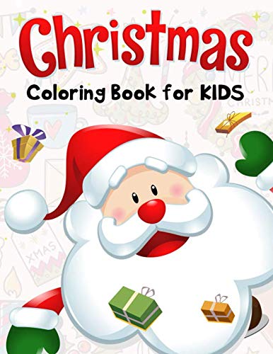 Product Cover Christmas Coloring Book for Kids: 50 Christmas Coloring Pages for Kids