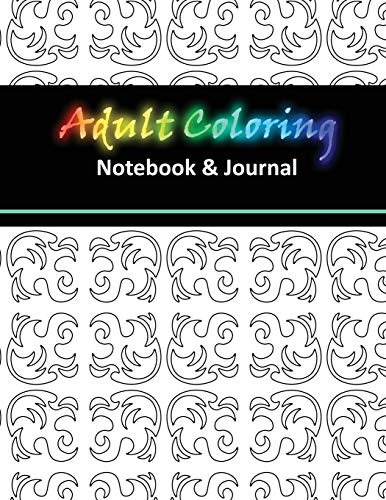Product Cover Adult Coloring Notebook & Journal: 2nd Edition