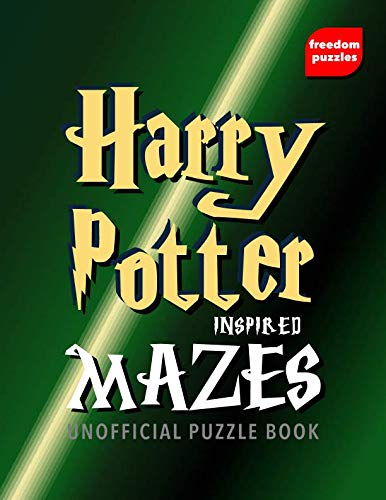 Product Cover Harry Potter Inspired Mazes: Navigate your way through the labyrinths to locate the illustrations inspired by J.K Rowling's magical books in this unofficial collection Puzzle Book