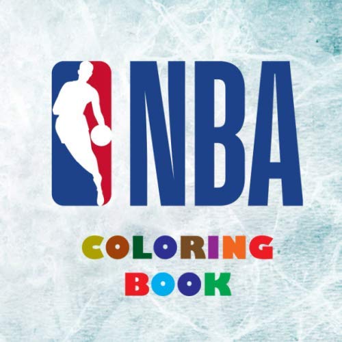 Product Cover NBA Coloring Book: Super book containing every team logo from the NBA for you to color in - Original birthday present / gift idea.