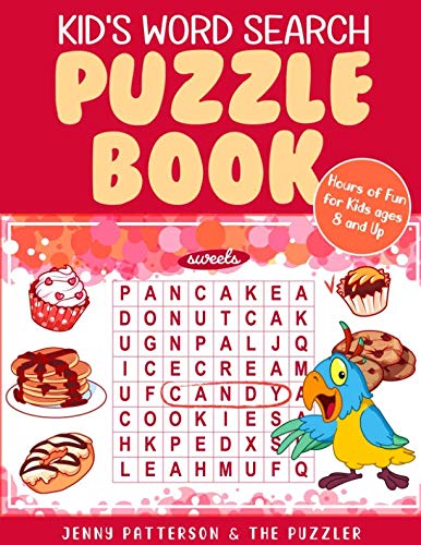 Product Cover KID'S WORD SEARCH PUZZLE BOOK: FUN PUZZLES FOR KIDS AGES 8 AND UP