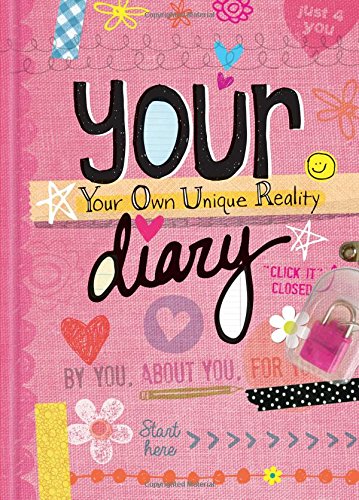 Product Cover Your Diary - Sparkly Lock & Keys - Girls 8+ - Illustrated and Activities