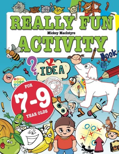 Product Cover Really Fun Activity Book For 7-9 Year Olds: Fun & educational activity book for seven to nine year old children