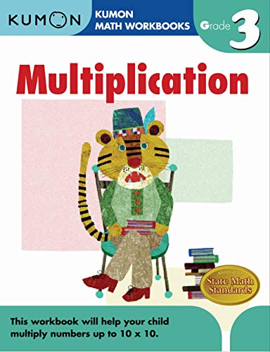 Product Cover Grade 3 Multiplication (Kumon Math Workbooks)