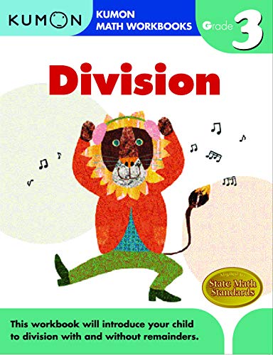 Product Cover Grade 3 Division (Kumon Math Workbooks)