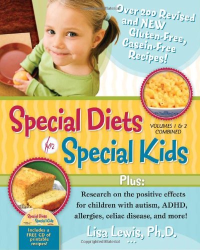 Product Cover Special Diets for Special Kids, Volumes 1 and 2 Combined: Over 200 REVISED and NEW gluten-free casein-free recipes, plus research on the positive ... ADHD, allergies, celiac disease, and more!