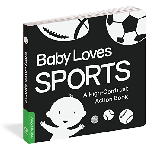 Product Cover Baby Loves Sports: A High-Contrast Action Book