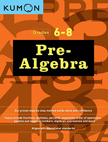 Product Cover Pre Algebra (Kumon Math Workbooks)
