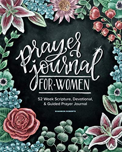 Product Cover Prayer Journal for Women: 52 Week Scripture, Devotional & Guided Prayer Journal