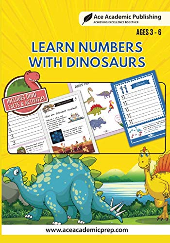 Product Cover Learn Numbers with Dinosaurs: Includes Facts and Activities