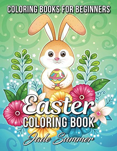 Product Cover Easter Coloring Book: An Adult Coloring Book with Fun, Easy, and Relaxing Designs