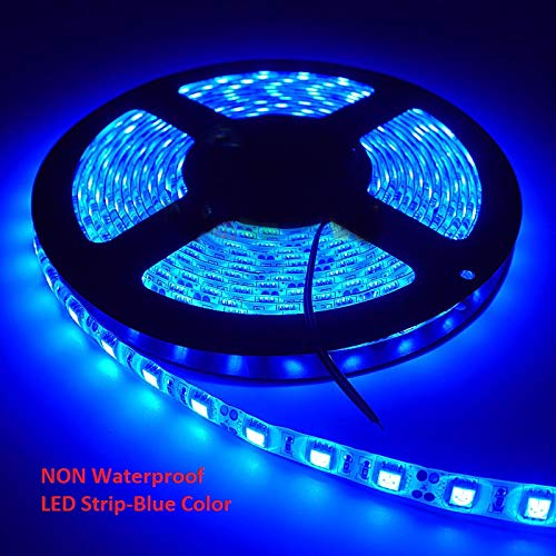 Product Cover MTC 5 Meter Waterproof and Cuttable LED Strip Light with adapter - Blue Color