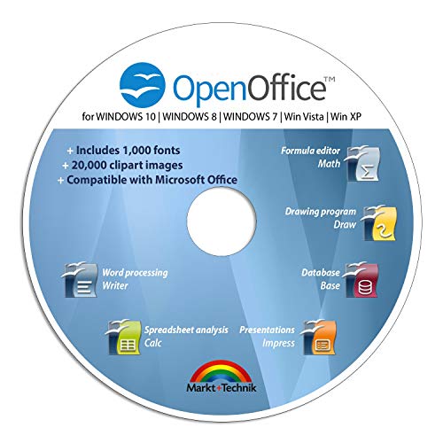 Product Cover Office Suite Special Edition for Windows 10-8-7-Vista-XP | PC Software and 1.000 New Fonts | Alternative to Microsoft Office | Compatible with Word, Excel and PowerPoint
