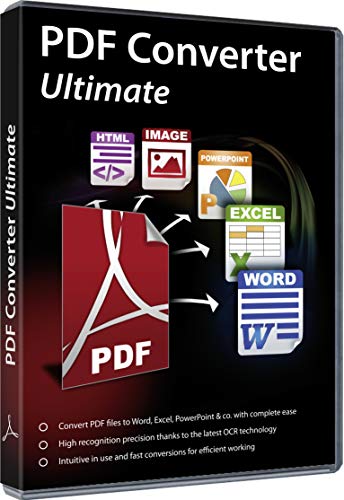 Product Cover PDF Converter Ultimate - Convert PDF files to Word, Excel, PowerPoint & co. with complete ease for Windows 10 / 8.1 / 8 / 7