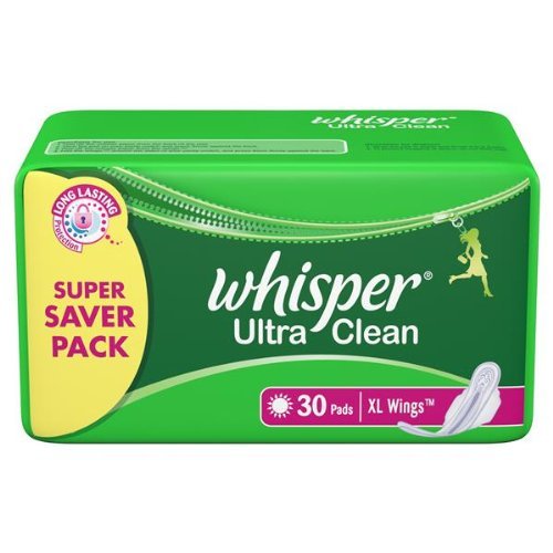 Product Cover Whisper Ultra Clean -XL Wings (30 Pads) (Pack of 2) With Free Shipping - HerbalStore_24*7