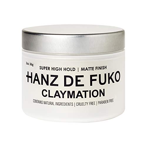Product Cover Hanz de Fuko Claymation- Premium Men's Hair Styling Clay with Matte Finish (2 oz)- Cruelty Free