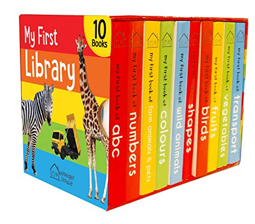 Product Cover My First Library: Boxset of 10 Board Books for Kids