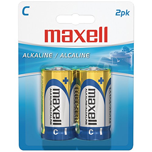 Product Cover Maxell 723320 Long-Lasting High Value Dependable Alkaline Battery Ready-to-go High Compatibility C Cell 2-Pack