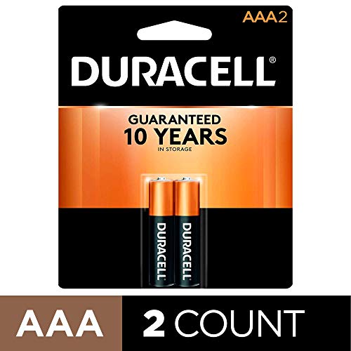 Product Cover Duracell - CopperTop AAA Alkaline Batteries - long lasting, all-purpose Triple A battery for household and business - 2 Count
