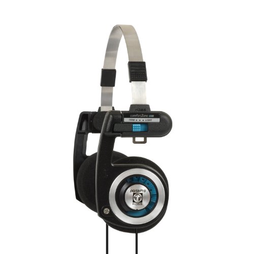 Product Cover Koss Porta Pro On Ear Headphones with Case, Black / Silver