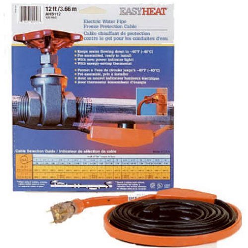 Product Cover Easy Heat AHB-019 Cold Weather Valve and Pipe Heating Cable, 9 feet