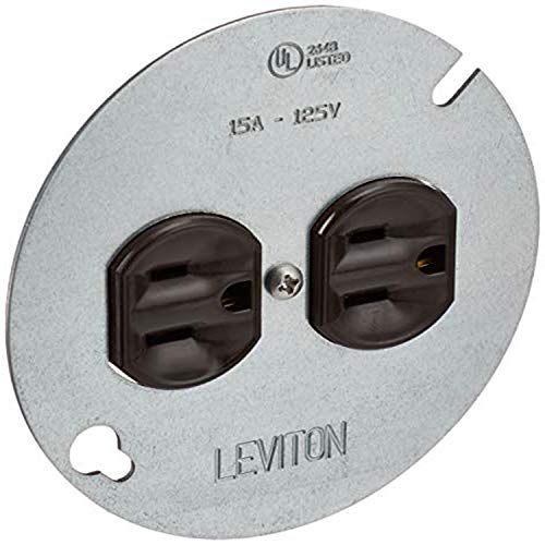 Product Cover Leviton 1228 15 Amp 125 Volt, Duplex Receptacle, with 4