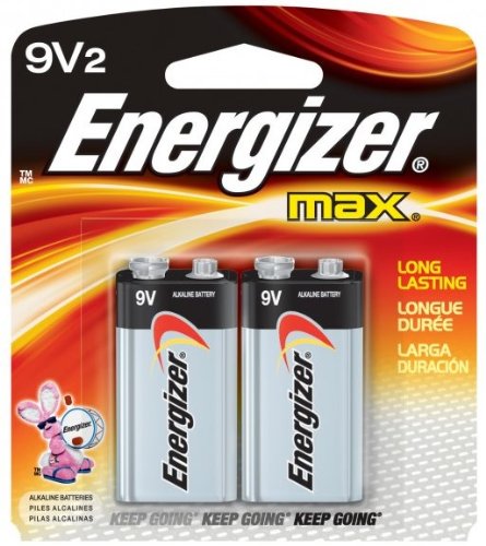 Product Cover 9V Batteries, 2 Count - Energizer MAX Premium Alkaline 9 Volt