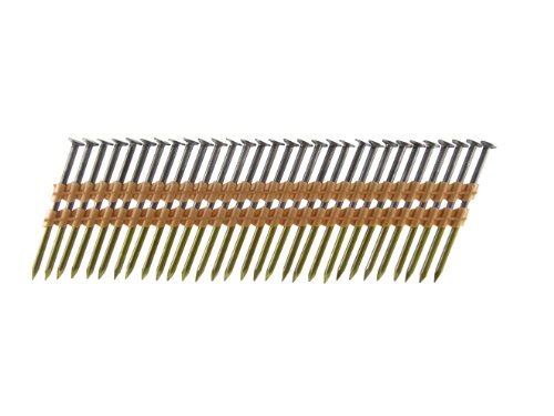 Product Cover B&C Eagle A312X131/22 Round Head 3-1/2-Inch x .131 x 22 Degree Bright Smooth Shank Plastic Collated Framing Nails (500 per box)