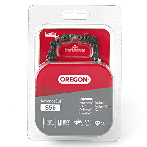 Product Cover Oregon S56 AdvanceCut 16-Inch Chainsaw Chain Fits Craftsman, Echo, Homelite, Poulan, Remington